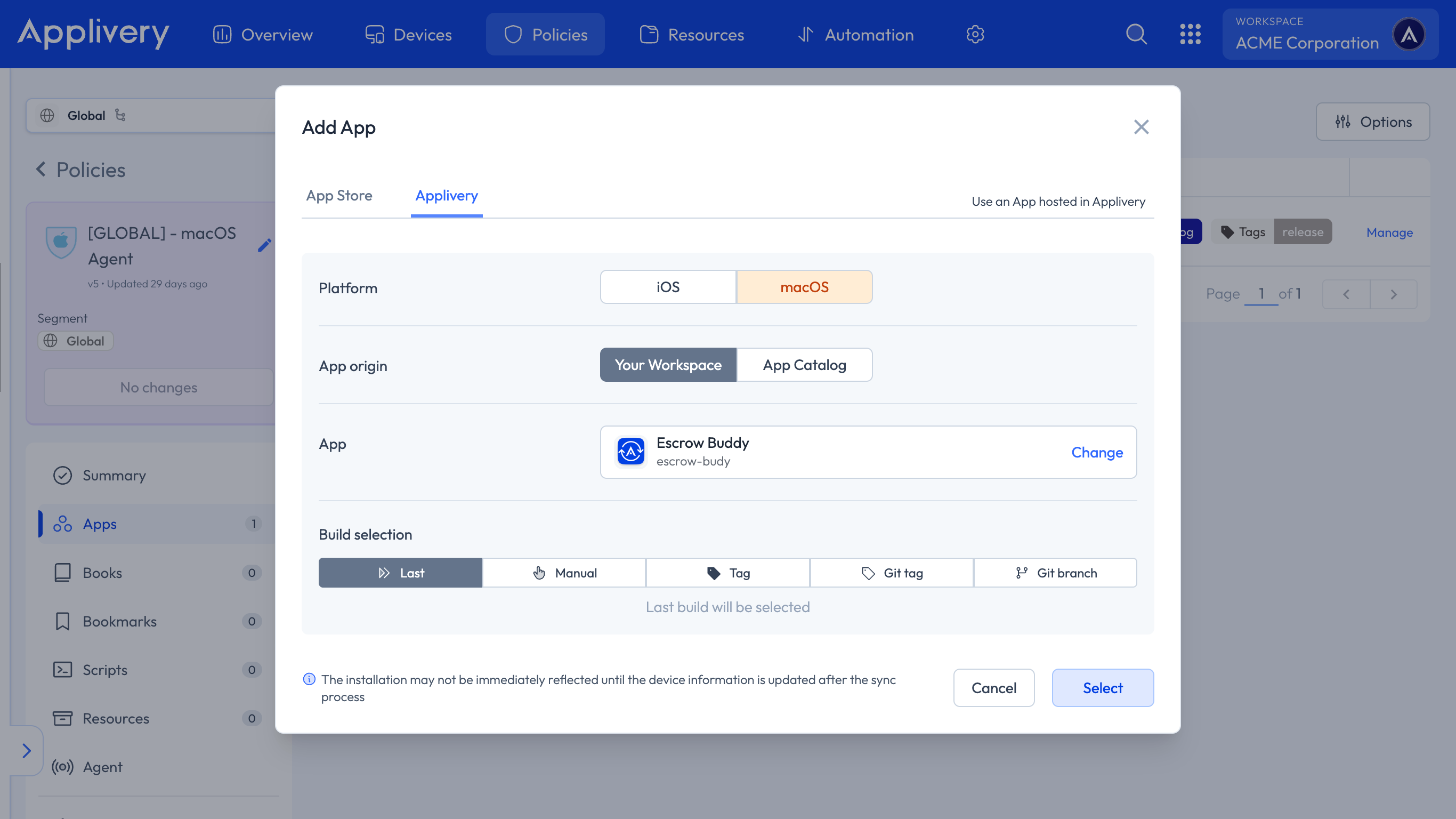 add app form
