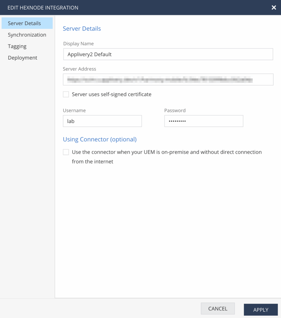 server-details | Applivery