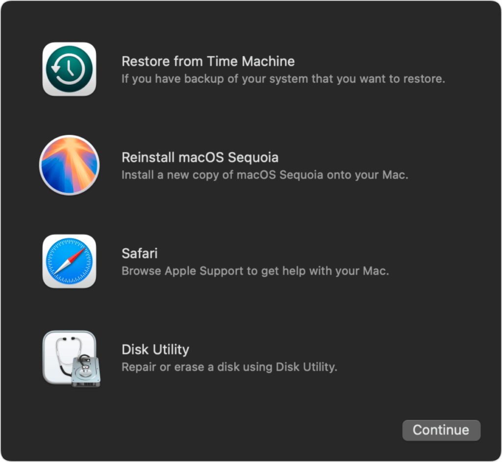 recovery-menu-options-restore-reinstall-safari-disk-utility